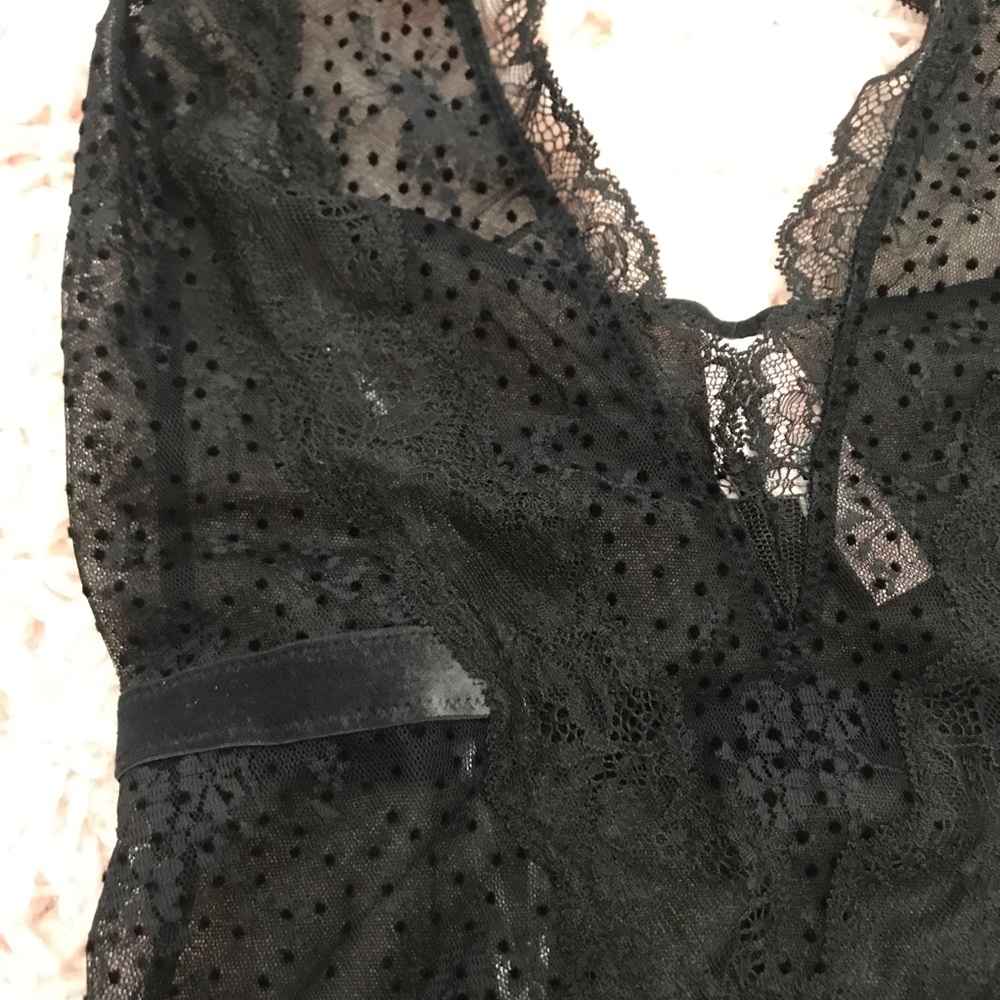 VS Velvet Dot Halter Teddy! - Picture 5 of 6